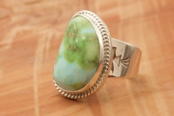 Genuine Sonoran Turquoise Sterling Silver Ring